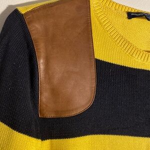 Ralph Lauren sport Yellow and Black Sweater
